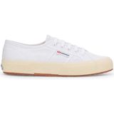 Superga 2750 Linnen sneakers voor volwassenen, uniseks, Wit Gebroken Wit, 35 EU