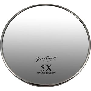 Gérard Brinard zuignapspiegel metalen spiegel 5x vergroting - Ø16cm