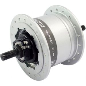 Shimano Naafdynamo Dh-c6000-2r Zilver