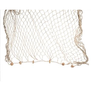 Clayre & Eef Decoratie Visnet 200x400 cm Beige Touw