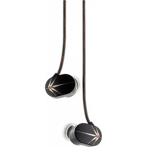MOONDROP Chu - In Ear Monitor - IEM - Dynamische Driver - Verwisselbare Kabel - Audiofiele Geluidskwaliteit - Met Siliconen Ear Tips - Zwart
