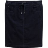TOM TAILOR - Rok - Donkerblauw - Corduroy - Knielengte