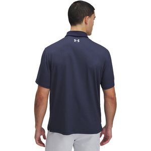 Under Armour Heren T2G Printed Polo Midnight Navy/Gray