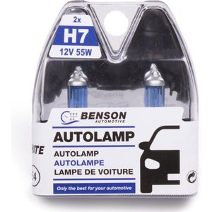H7 autolamp set - 12 Volt - 55 Watt - Koplamp - Benson