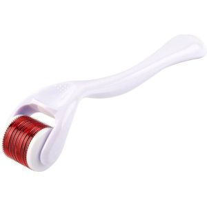 Doodadeals® Dermaroller 0.3 mm – Dermaroller Haargroei – Dermaroller Titanium – 540 Naalden - Wit