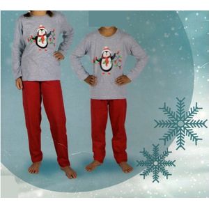 Kerst Pyjama Kinderen voor Kerstmis (Maat 128-134)