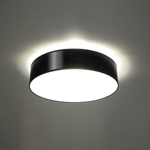 Cirkelvormige plafondlamp ARENA - D.45 cm - Zwart