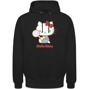 Hello Kitty Met Een Lollipop Hoodie Unisex