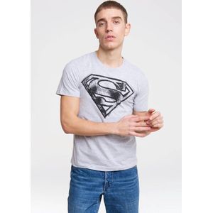 Logoshirt T-Shirt SUPERMAN - LOGO SCRIBBLE