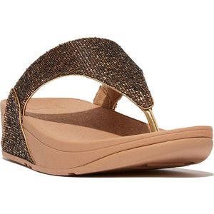 FitFlop Lulu Toe Post - Glitterball GOUD
