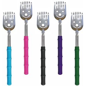 Telescopische rugkrabber set van 5 - Draagbare uitschuifbare rugkrabber voor volwassenen, kinderen en huisdieren