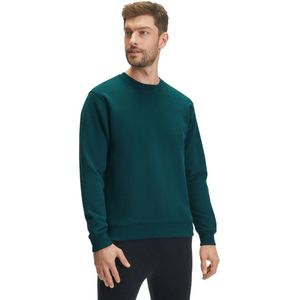 FALKE Basic Sweatshirt zacht comfortabel katoen sweater heren groen - maat S