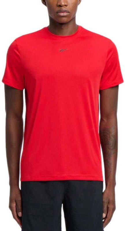 Reebok - Id Train Ss Tech - T-shirt - Rood - Heren