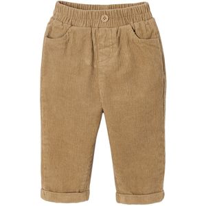 Corduroy - Babybroek - Karamel - Ribfluweel - Elastische Tailleband