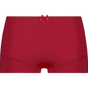 RJ Bodywear Pure Color dames short - donkerrood - Maat: XL