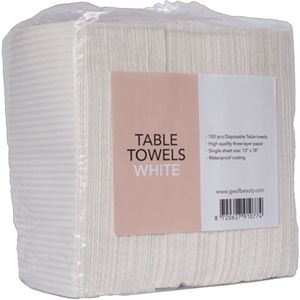 Nail Perfect - Table Towels - Wit - 100 Stuks