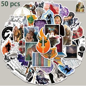 Throne of Glass Stickermix - 50 Stuks | Laptop | Ereader | Bullet Journal | TOG