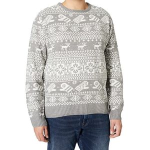 Kersttrui Rudolf Blend grijs mt L