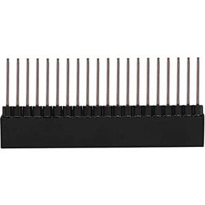 3pcs 2 x 20 pins, extra long female pin with 2.54m separation distance female pin header socket compatible with, PCB