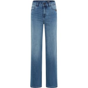 camel active 5-punts wijde broek - Maat womenswear-27/30 - Donkerblauw