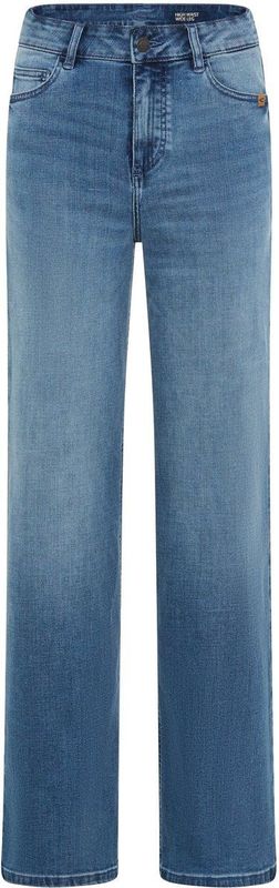 camel active 5-punts wijde broek - Maat womenswear-27/30 - Donkerblauw