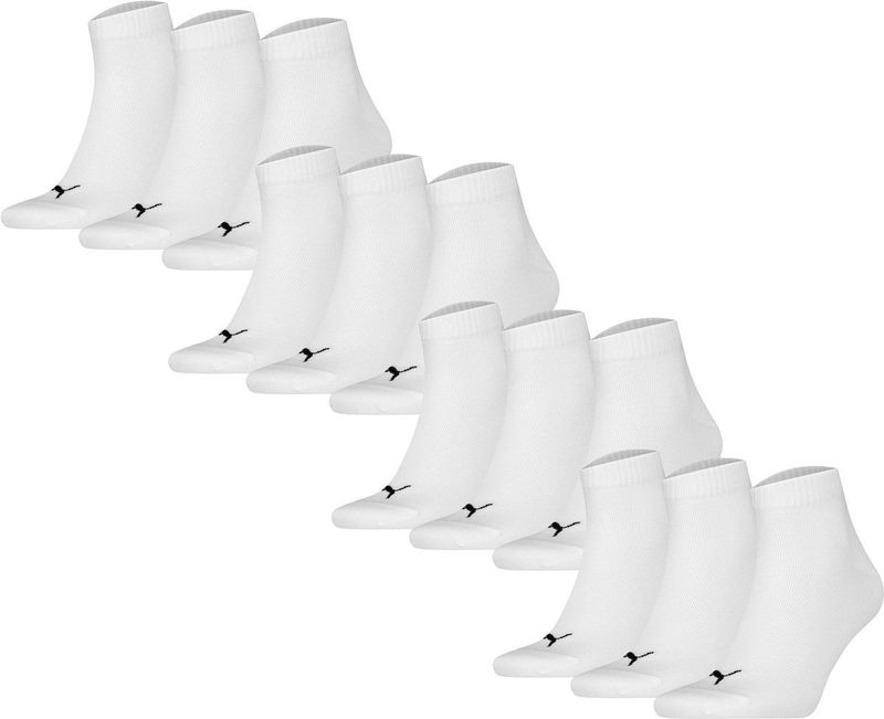 Puma Sokken Quarter Plain 12P Verpakking van 12
