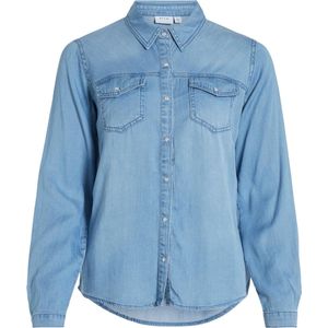 VILA VIBISTA DENIM SHIRT-NOOS Dames Blouse - Maat XXL