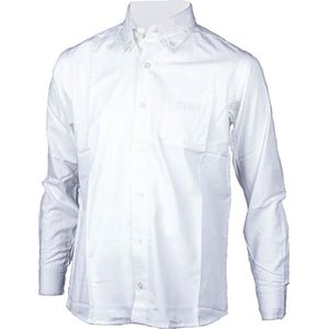 Piva schooluniform hemd lange mouwen  jongens - wit - maat S/16 jaar