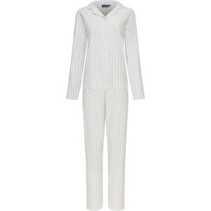 Pastunette - Dames Pyjama set Debbie - Grijs - Flanel - Katoen - Maat 46