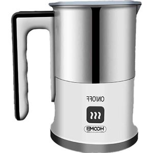 Elektrische melkopschuimer 550 W 250 ml - opschuimer voor cappuccino - café macchiato - cappuccinator - aluminium material - 360 graden draaibare basis