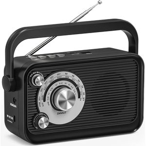 Draagbare radio met Bluetooth en MP3-functie - FM/AM/SW - Voor kantoor, keuken, camping