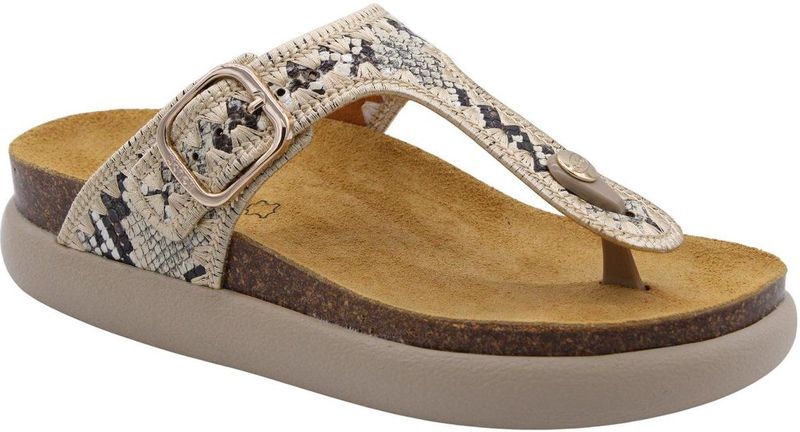 Scholl - Casteels - Schoenen - Beige - Gezondheidsslippers