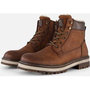 Mustang - Veterboots - Imitatieleer - Gevoerd met Fake Fur - Stevige Profielzool