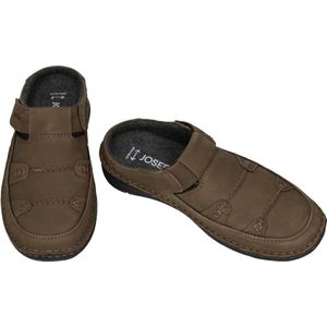 Josef Seibel -Heren - bruin donker - pantoffels & slippers - maat 41