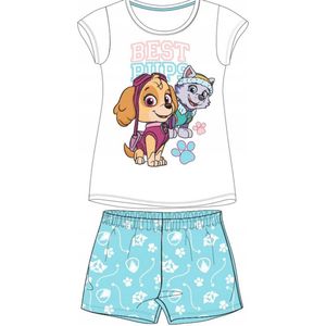 Paw Patrol Meisjes shortama/pyjama Grijs/roze Maat 128