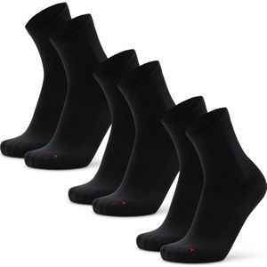 DANISH ENDURANCE - Dempende Sportsokken - Zwart - Unisex 3 of 6-pack