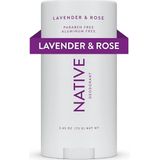 Native - Deodorant - 72 Hour Odor Control - Deodorant - Lavender & Rose - 75g