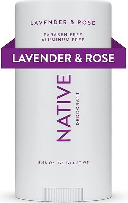 Native - Deodorant - 72 Hour Odor Control - Deodorant - Lavender & Rose - 75g