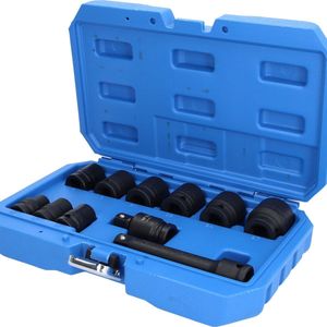 BRILLIANT TOOLS - BT022625 - Dopsleutelset - 11-delig - Zeskant - Korte Versie