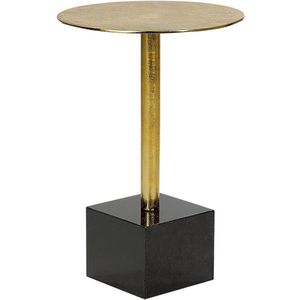 Bijzettafel goud/zwart COLIBRI