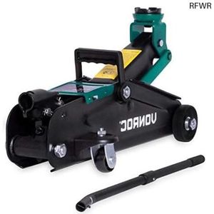 RFWR® Autokrik voor voertuigen tot 2 ton – Hydraulische garagekrik met lange hefgreep en zwenkwielen