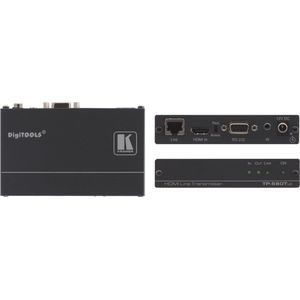 Kramer - DigiTOOLS TP-580TXR - Zender - HDBaseT - HDMI - Bidirectionele RS-232 en IR-signalen