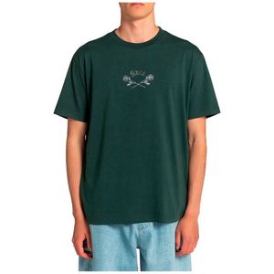 Rvca Opposites Skull T-shirt Met Korte Mouwen Groen XL Man