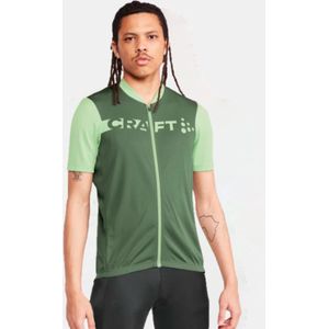 Craft Core Endur Logo wielrenshirt heren, groen - Maat S -