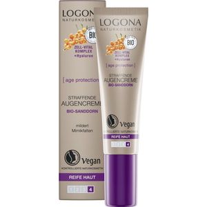 Logona - Natuurcosmetica - Verstevigende Oogcrème - 15 ml - Hyaluronzuur - Veganistisch
