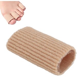 10 Stuks Zachte Siliconen Vingerteenmouwen - Teenkussenbuis voor Blaren Eelt - 3 Verschillende Maten Gel Likdoornbeschermer - Teenbuizen Mouwen (M)