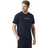 Helly Hansen Core T-shirt Met Korte Mouwen Blauw S Man