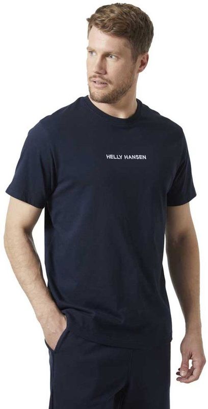 Helly Hansen Core T-shirt Met Korte Mouwen Blauw S Man