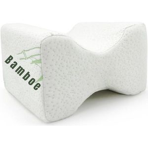 GTB® Beenkussen Rugslaper - Wigkussen - Beenkussen - Wit en Groen - 21cm x 15cm x 26cm