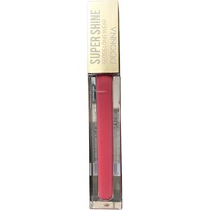 D'Donna Cosmetics - Lipgloss - Super Shine - Long Lasting - Rood Roze - Nummer 3